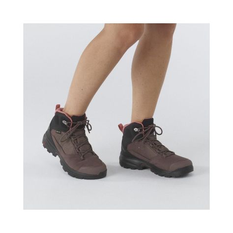 Zapatilla Mujer Outward Gore-Tex Marrón Salomon-6