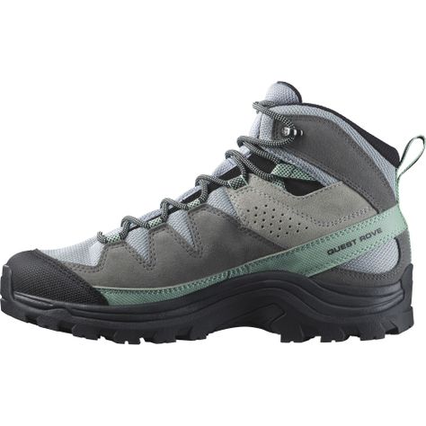 Zapatilla Mujer Quest Rove Gtx Gris Salomon-1