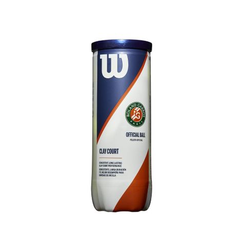 Pelota Roland Garros Clay Ct 3 Ball Wilson-0