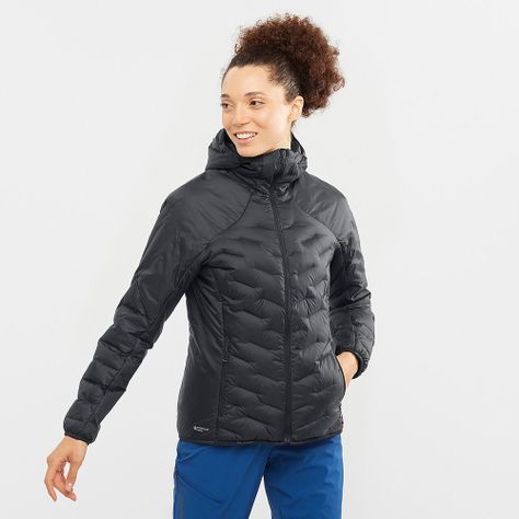 Parka Mujer Outline Down Jacket W Deep Black Salomon-1