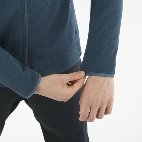Polerón Hombre Essential Ltwarm Fz M Salomon-2