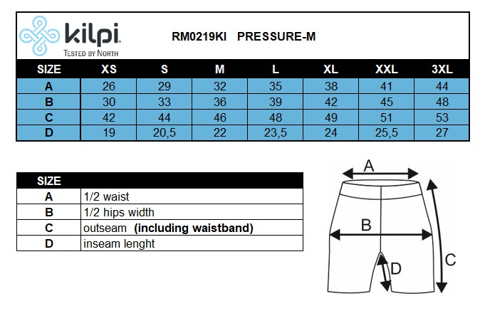 Short Hombre Pressure Negro Kilpi-1