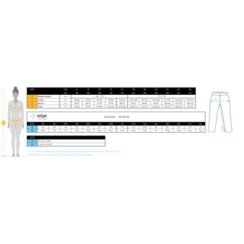 Pantalón Kilpi HOSIO-W Mujer BLK-7