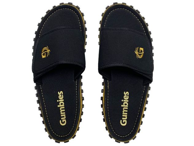 Sandalia Unisex Strider Slide Negro Gumbies-0