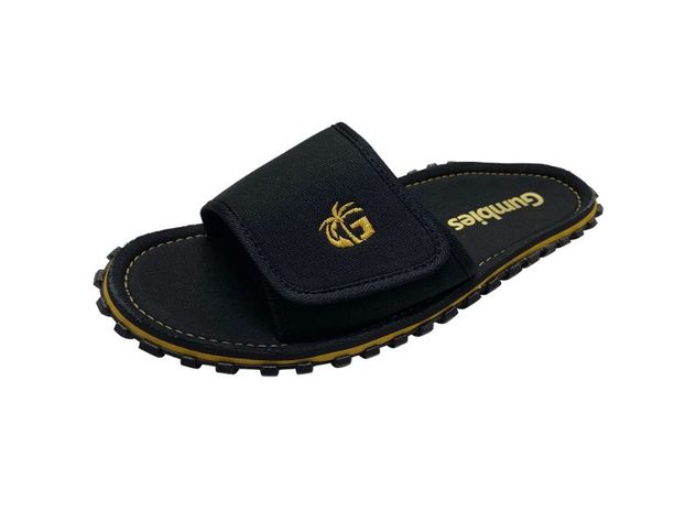 Sandalia Unisex Strider Slide Negro Gumbies-1