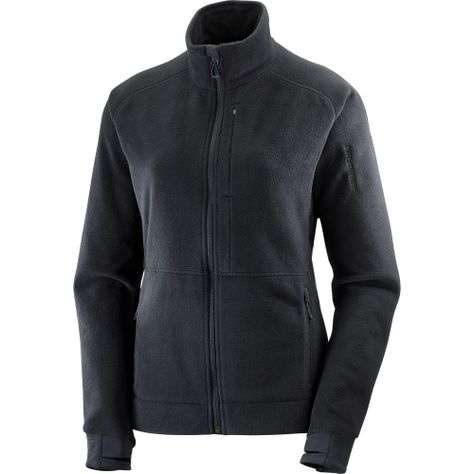 Polerón Mujer Essential Mifleece Fz W Negro Salomon-0