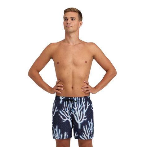 Short Playa Hombre Placed Negro Arena-6