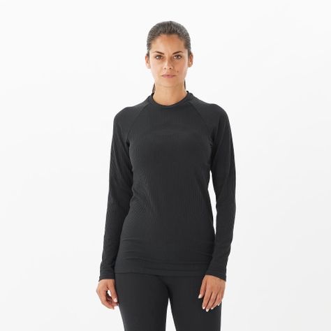 Primera Capa Mujer Essential Warm Ls Ne Salomon-1
