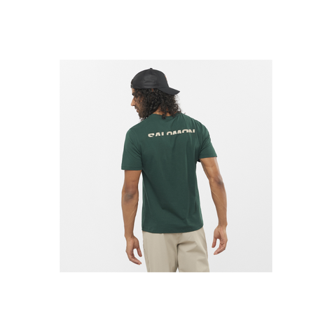 Polera Hombre Outlife Split Verde Salomon-2