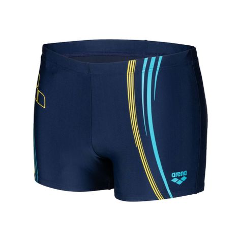 Traje De Baño Tipo Boxer Hombre Graphic Azul Arena-2