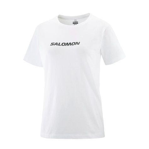 Polera Mujer Logo Ss Tee W Blanco Salomon-0