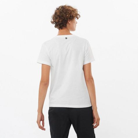 Polera Mujer Logo Ss Tee W Blanco Salomon-2