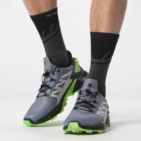 Zapatilla Hombre Supercross 4 Gris Salomon-1