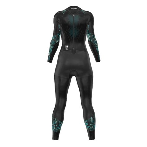 Traje De Baño De Una Pieza Mujer Storm Wetsuit  Negro Arena-1