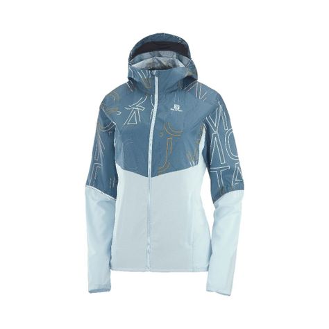 Chaqueta Mujer Agile Wind Azul Salomon-0
