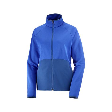 Polerón Mujer Essential Warm Fz Mid W Nautical Blue/Navy Peony Salomon-0
