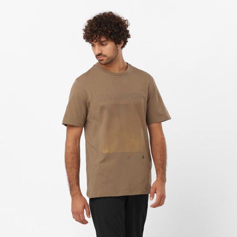 Polera Hombre Graphic Ss Tee M Be Salomon-1