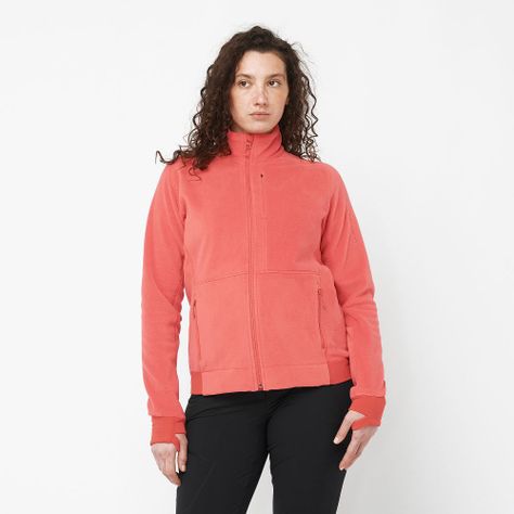Polerón Mujer Essential Mifleece Fz W Salmon Salomon-4