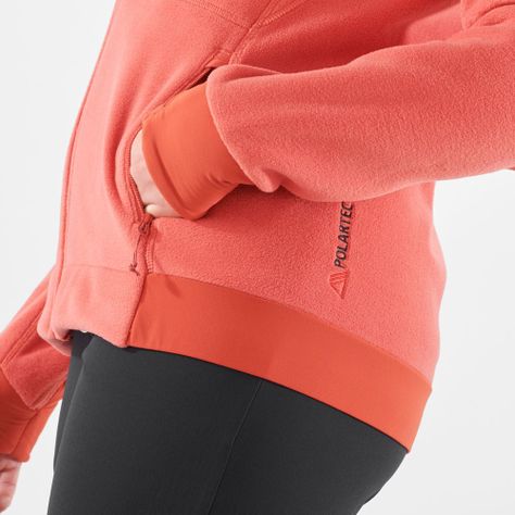 Polerón Mujer Essential Mifleece Fz W Salmon Salomon-5