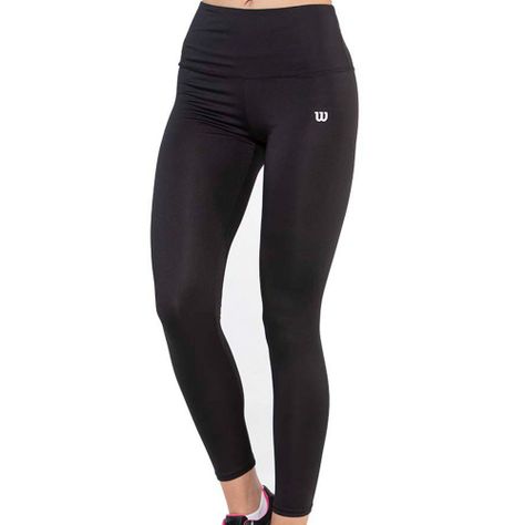 Calza Mujer Cintura Alta Negro Wilson-1
