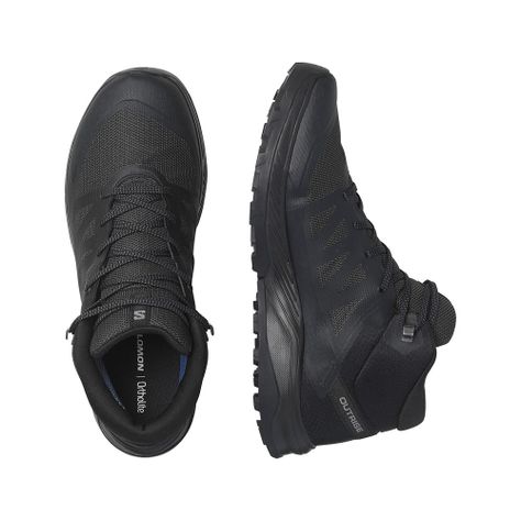 Zapatilla Hombre Outrise Mid Gtx Negro Salomon-4