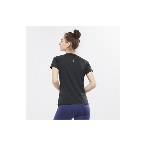 Polera Mujer Cross Run Negro Salomon-2