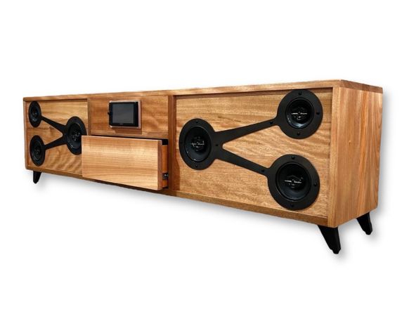 Mueble con sistema de audio incorporado, modelo Galaxy CS-1