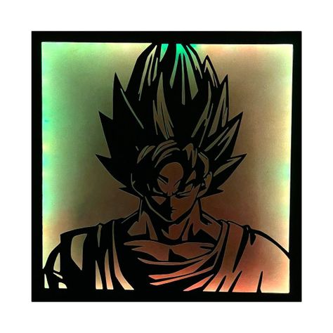 Cuadro Retroiluminado modelo Gokú SSJ-3