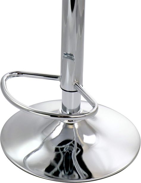 Pack 2 Taburete Piso Bar Altura Regulable Con Respaldo Negro-5