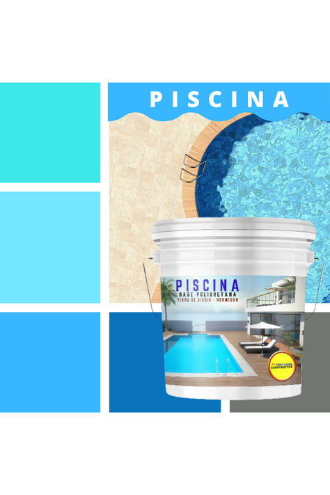 Pintura para Piscina Azul Tahití Galón 4 Lts-2