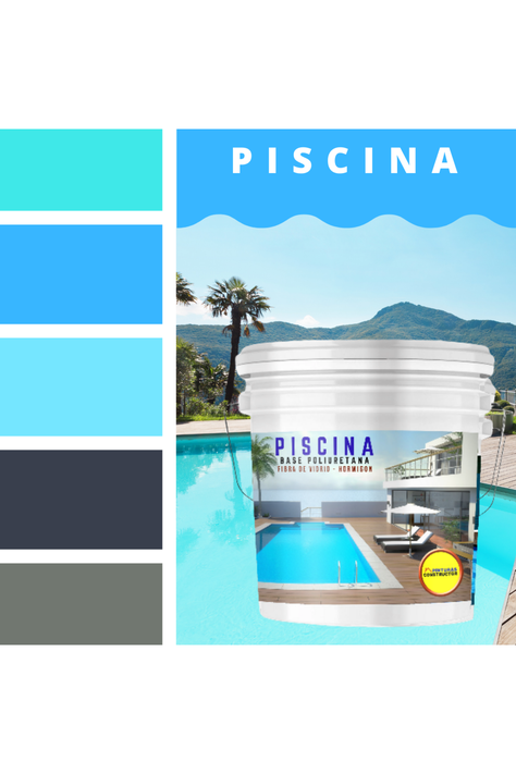Pintura para Piscina Verde Turquesa Galón 4 Lts-4