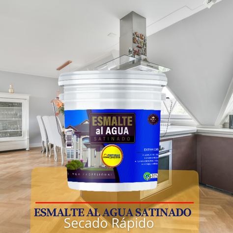Esmalte Al Agua Satinado Gris Tineta 16Lts-2