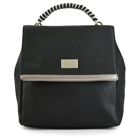 Mochila Mediana Alicia Color Negro Ziol - SC-0