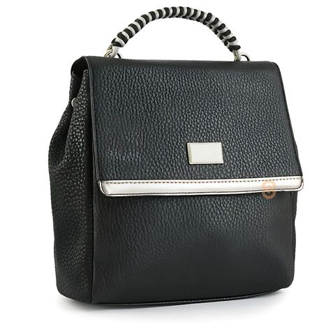 Mochila Mediana Alicia Color Negro Ziol - SC-1