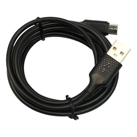 Cable Usb A Tipo C 2 Metros Negro Alta Conductividad - SC-0