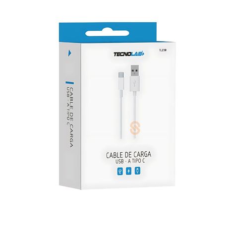 Cable De Carga Usb A Tipo C 1m Blanco - SC-1