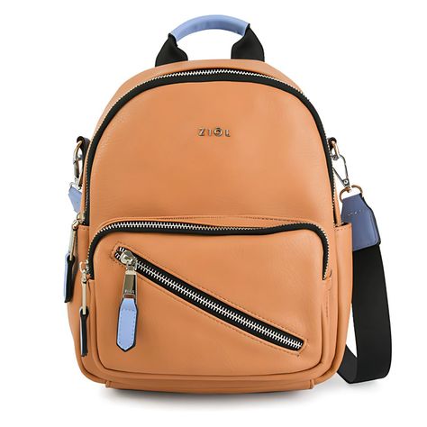 Mochila Pequeña Lychee Camel Ziol - SC-0