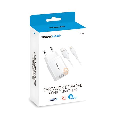 Cargador Pared 2 Usb Cable Compatible Lightning 2.1a - SC-1