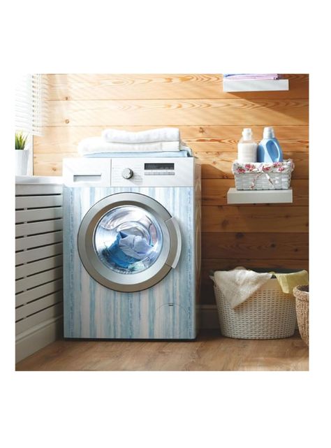 PVC Autoadhesivo BLUE WATERCOLOR STRIPE (RMK9061WP)-4
