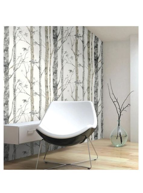 Roommates PVC Autoadhesivo Birch Trees Genial (B6799926)-0