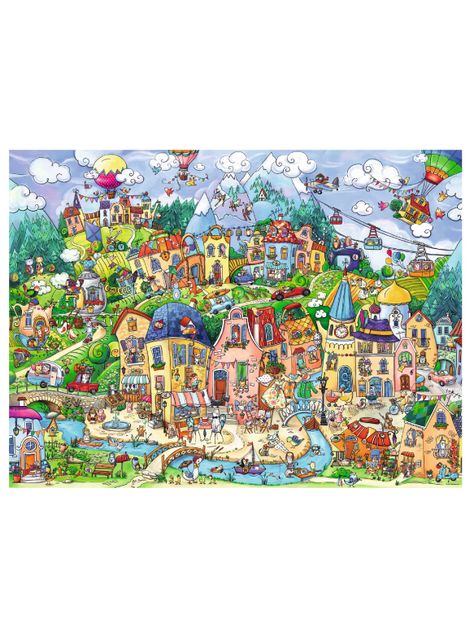 Heye Puzzle 1500 p. Happytown Genial (06529744)-1
