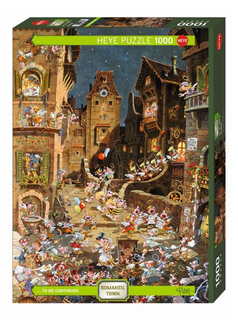 Heye Puzzle 1000 p. Romantic Town by Night Genial (06429875)-0