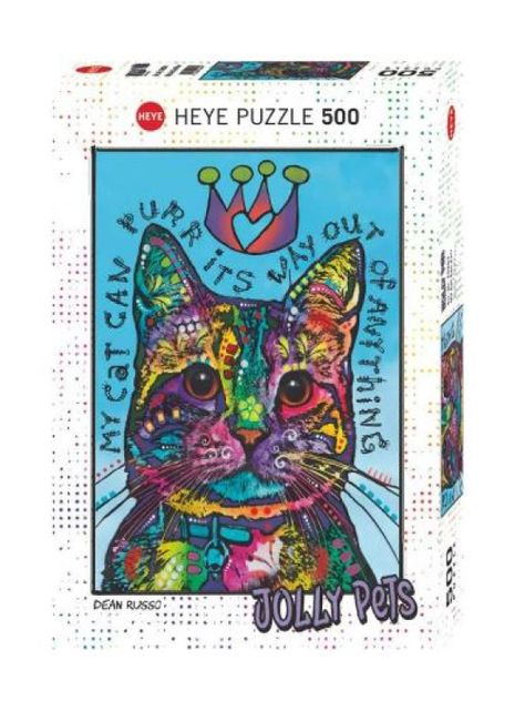 Heye Puzzle 500 p. My Cat can Purr Genial (06229964)-0