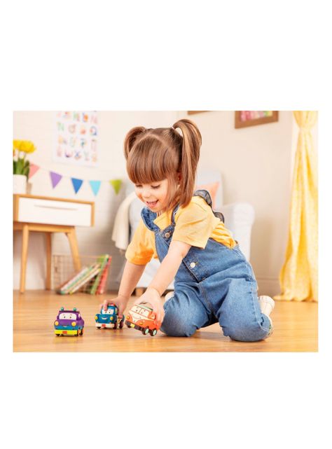 Battat Set Autitos Mini Pull Back Genial (B7335329)-2