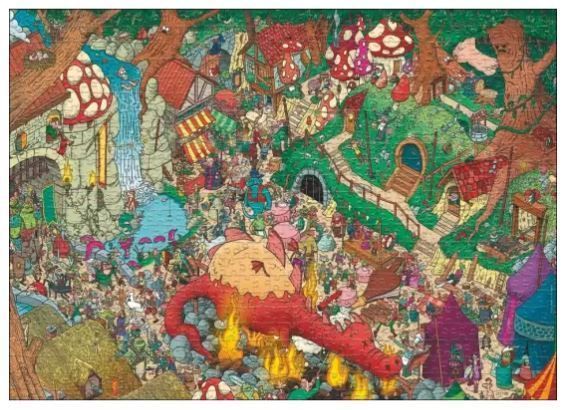 Heye Puzzle 1000 piezas Fantasyland Genial (06430021)-1