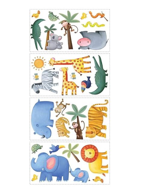 Roommates Wallstickers Jungle Adventure Genial (B6706700)-3