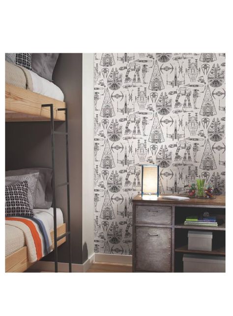 PVC Autoadhesivo Star Wars Blueprint (B9574644)-0