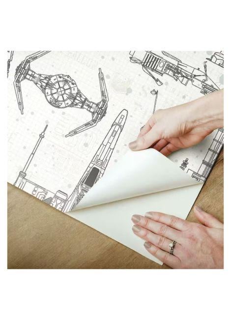PVC Autoadhesivo Star Wars Blueprint (B9574644)-1
