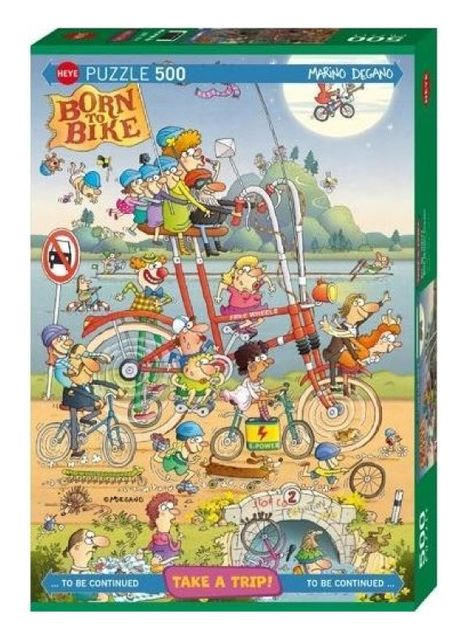 Heye Puzzle 500 p. Take a Trip with Marino Degano Genial (06230074)-0