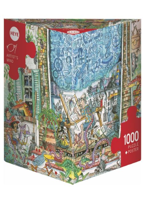Heye Puzzle 1000 piezas Artist Mind Genial (06429932)-0